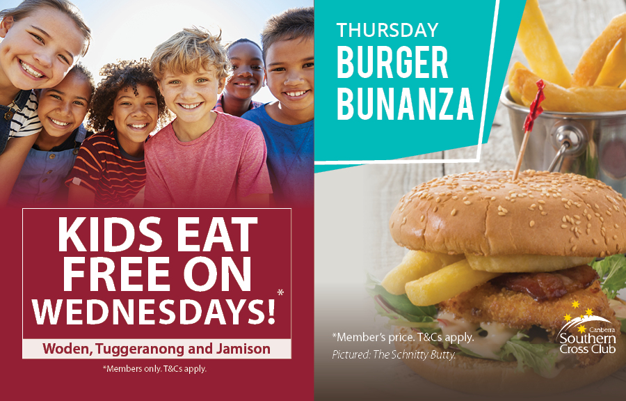 Kids Eat Free and Burger Bunanza changes image