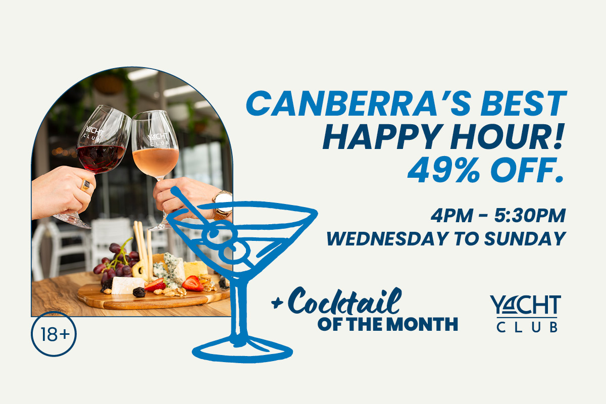 Canberra’s Best Happy Hour at the Yacht Club image
