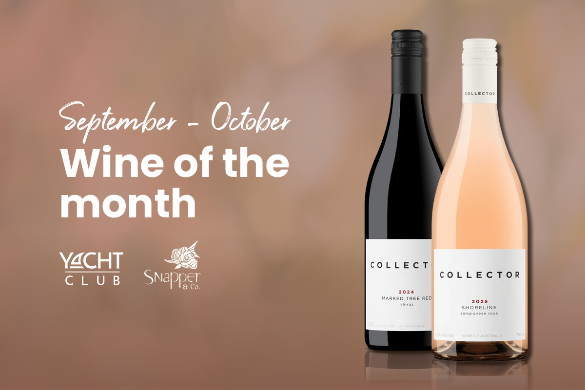 Wine of the Month Sept-Oct at Yacht Club & Snapper & Co. image