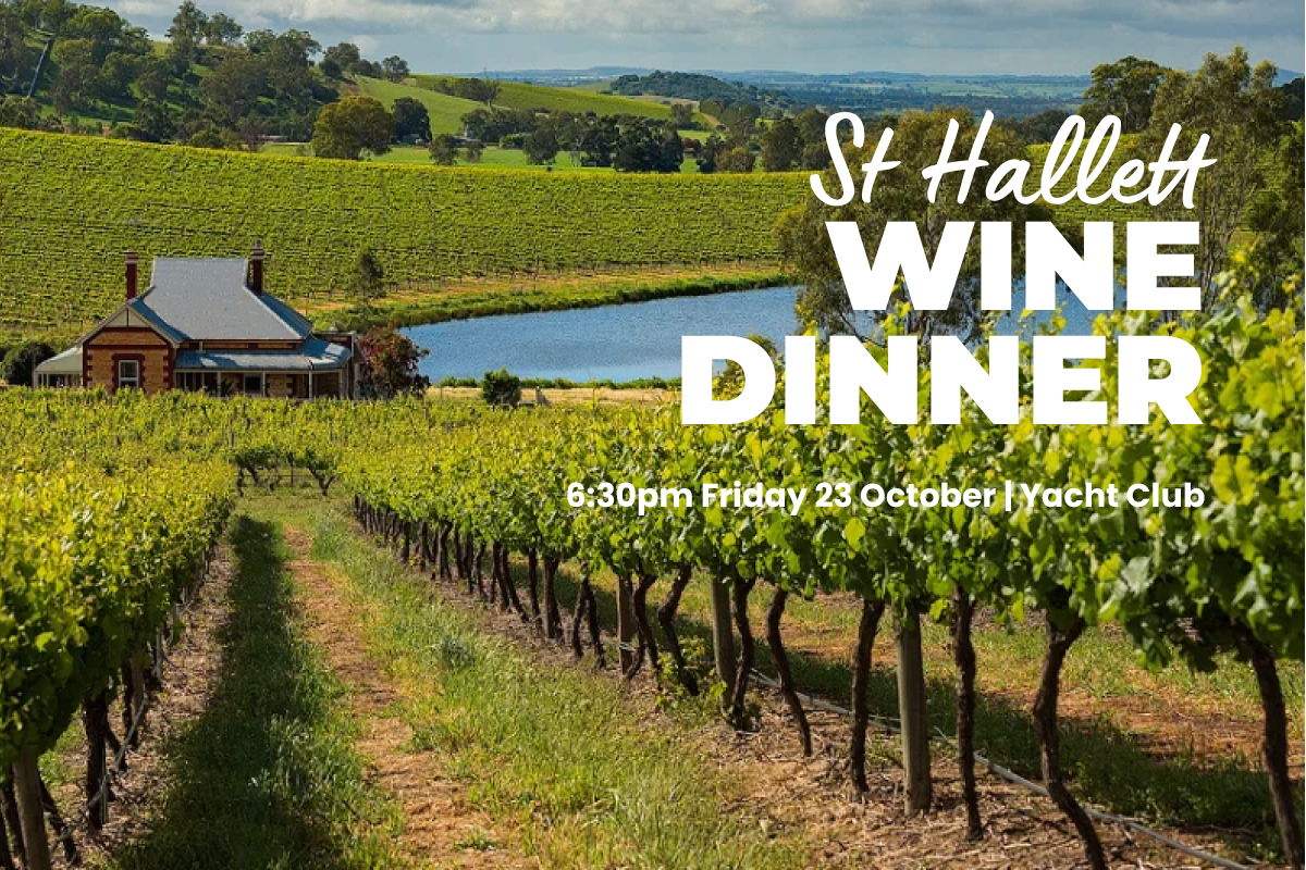 St Hallett Wine Dinner at the Yacht Club image