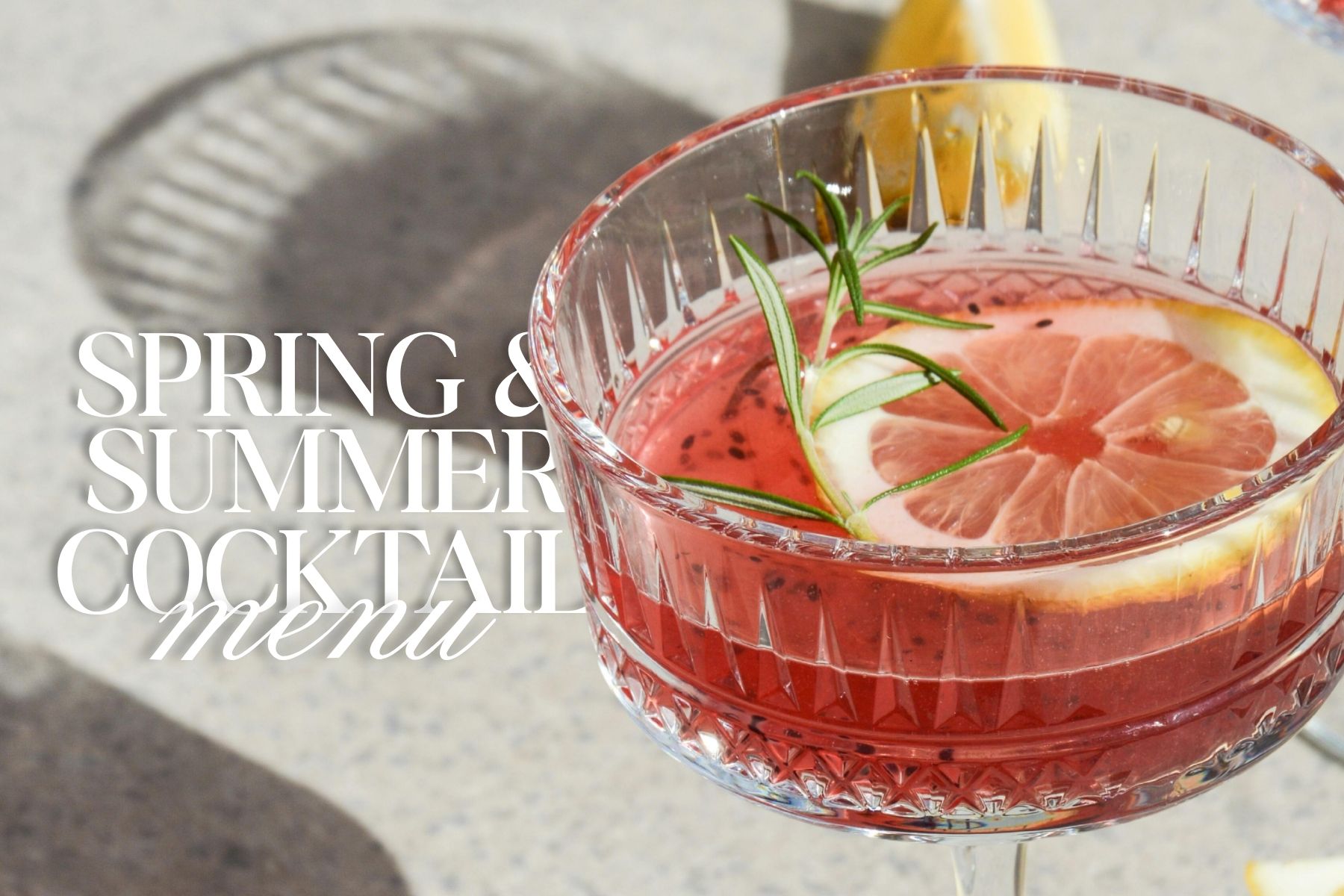 Spring & Summer Cocktails at the Yacht Club image